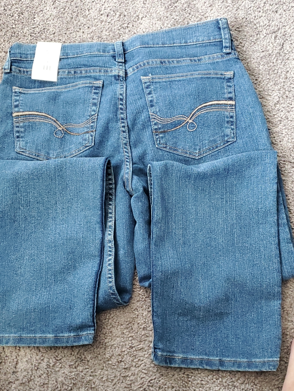 Lee Indigo Blue Denim Jeans Back Pocket